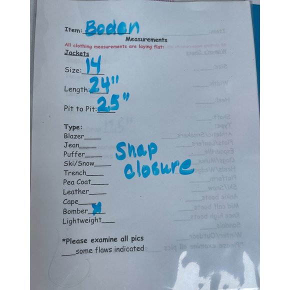 NWT Anthropologie Boden Teddy Bear Jacket Navy Size 14 - Picture 8 of 8